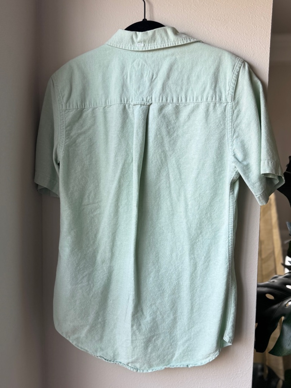 Merona Mint Green Short Sleeve Button-Up Shirt - Picture 3 of 3